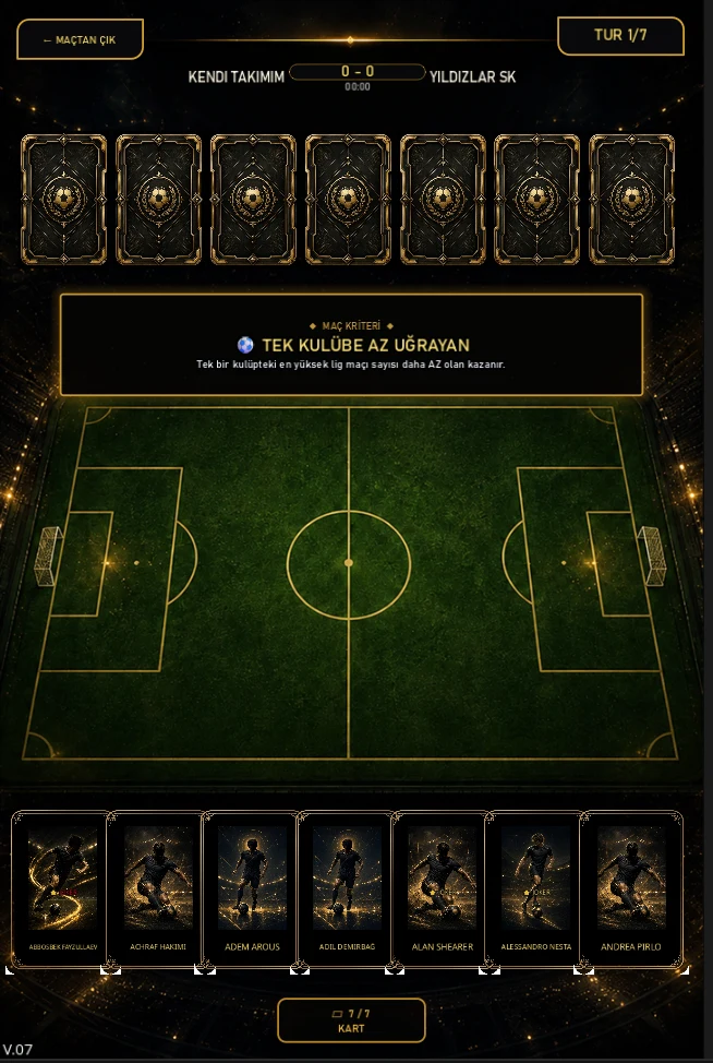 Kör Dövüşü (Futbol Kart Oyunu) screenshot